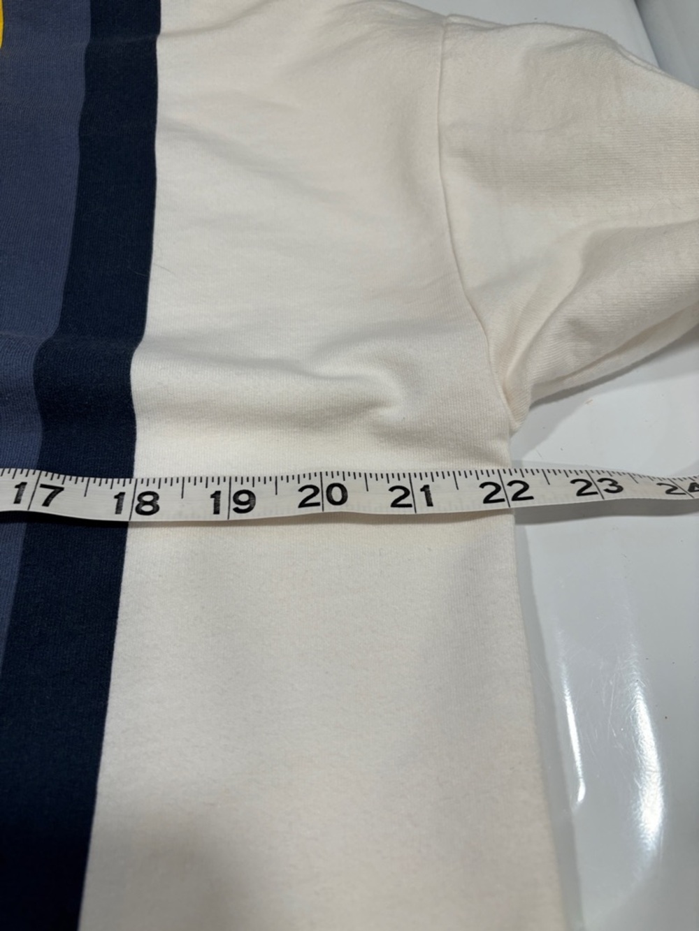 Marine Layer Cream Marine Layer Tate Crop Sweatshirt - Picture 8 of 9